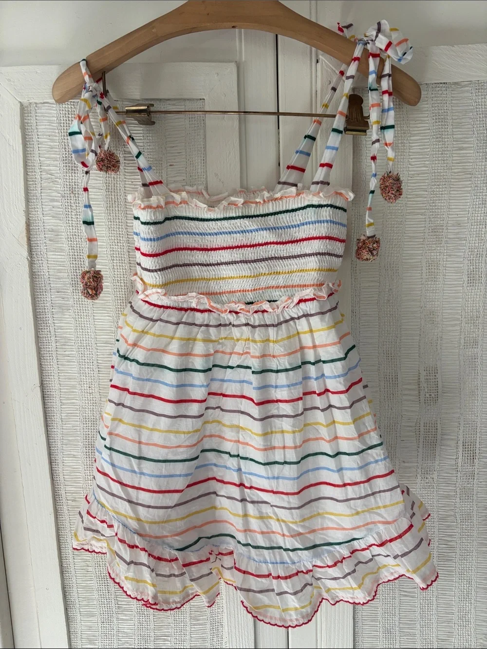 Zimmermann girls stripped dress size 4